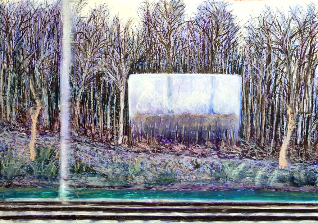 Sans titre (RER C) - Laurent Moulinat, 2024